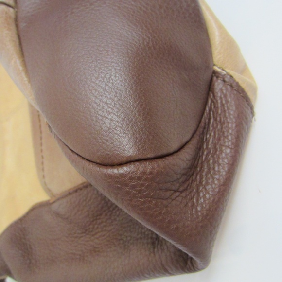 The Sak Brown Leather Tote Single Strap Zip Closure - Picture 5 of 15